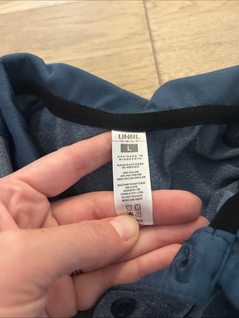 UNRL blue polo - Picture 2 of 4